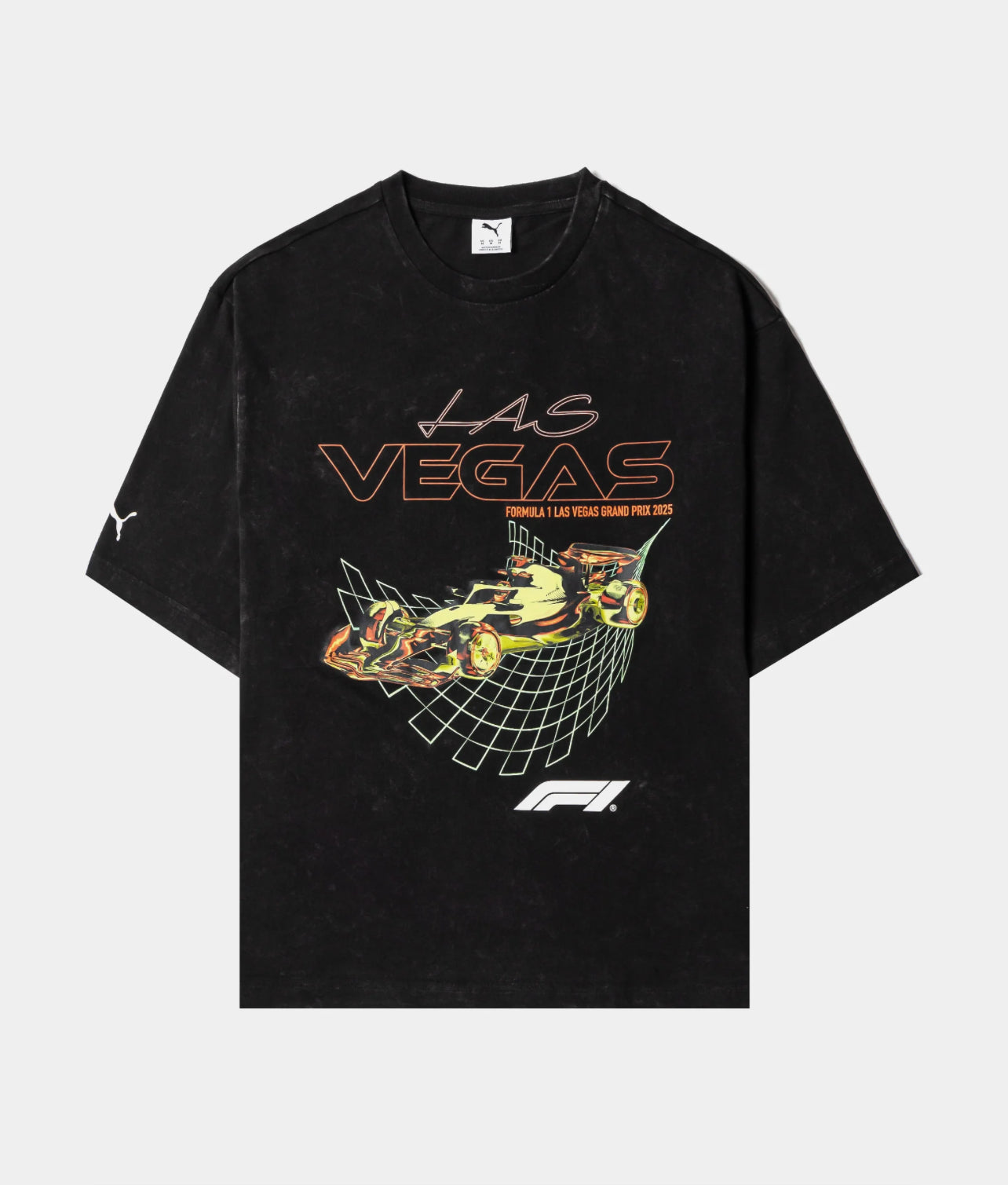 PUMA F1 VEGAS CAR GRAPHIC TEE BLACK