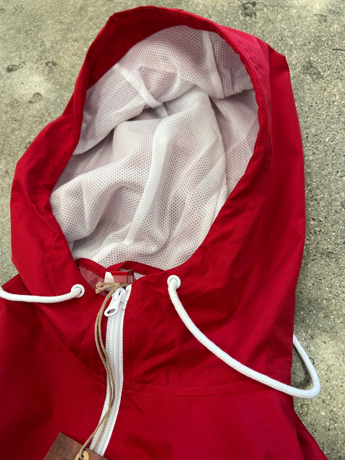 MITCHELL & NESS NFL TIE BREAKER LIGHTWEIGHT WINDBREAKER ANORAK SAN FRANCISCO 49ERS