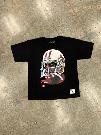 MITCHELL & NESS NFL REAL BIG FACE TEE 49ERS JERRY RICE