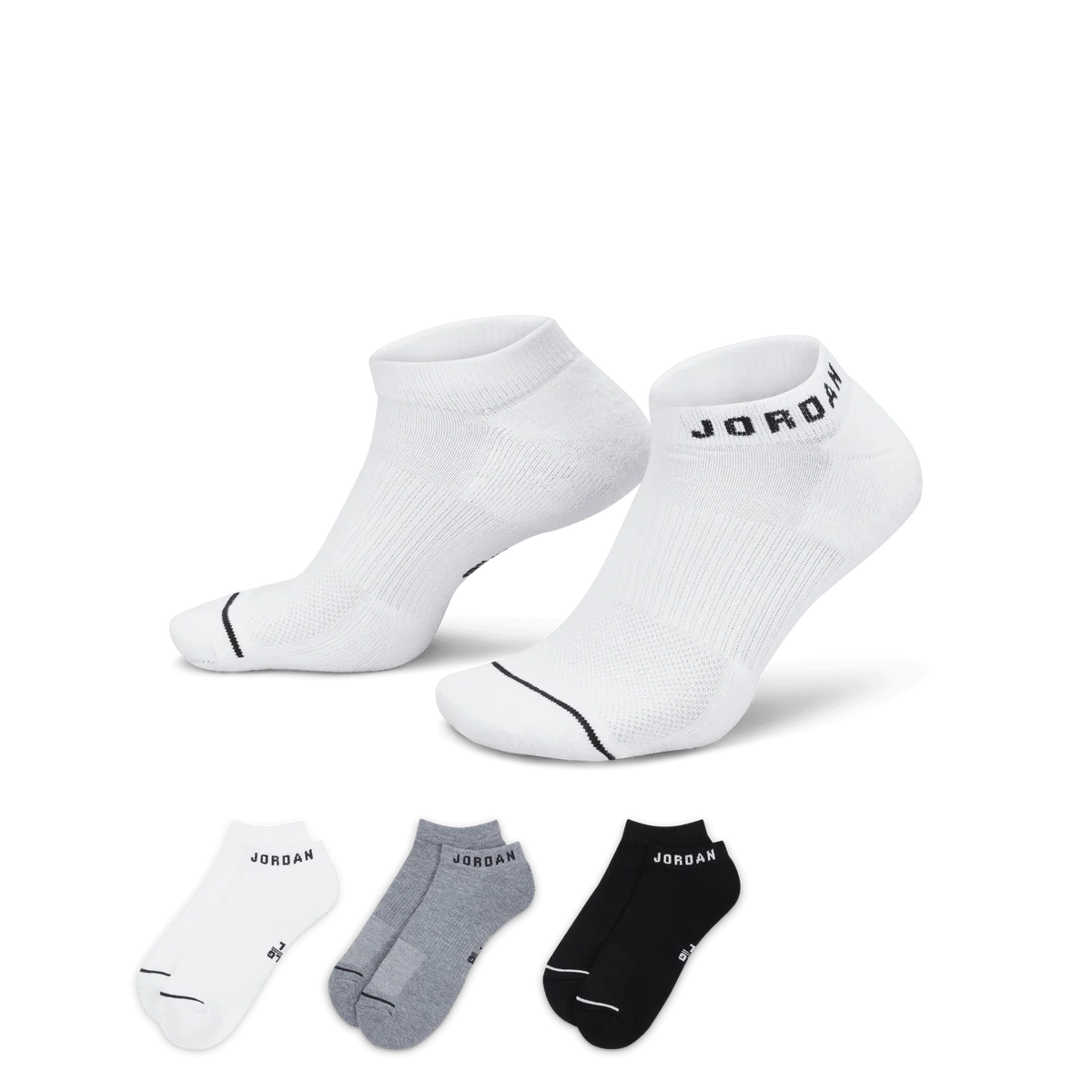 Jordan Everyday No-Show Socks (3 Pairs)