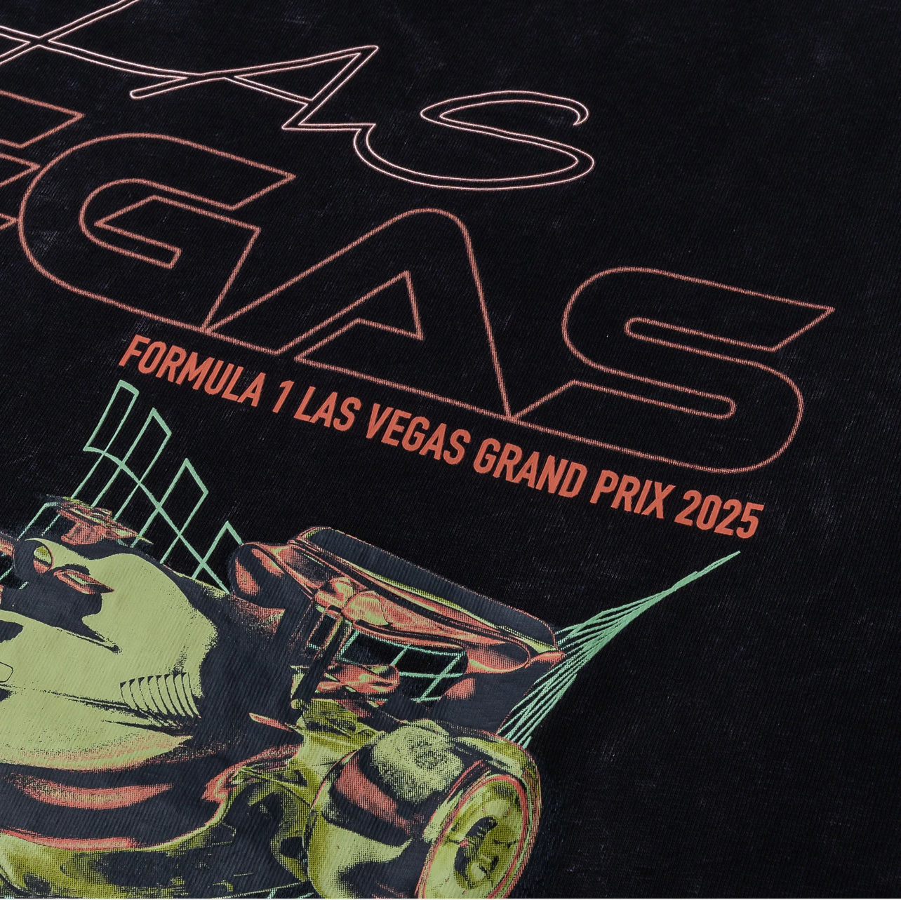 PUMA F1 VEGAS CAR GRAPHIC TEE BLACK