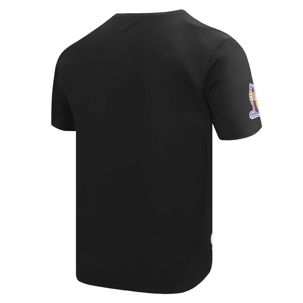 PROMAX LOS ANGELES LAKERS OLD ENGLISH SJ TEE, BLACK