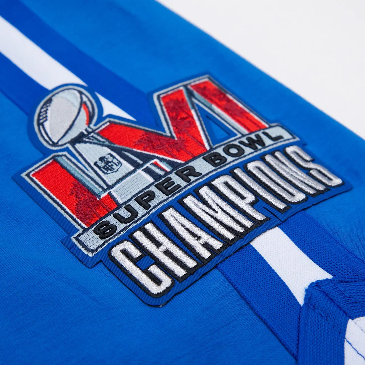 PROMAX LOS ANGELES RAMS CLASSIC CHENILLE DK SHORT, ROYAL BLUE