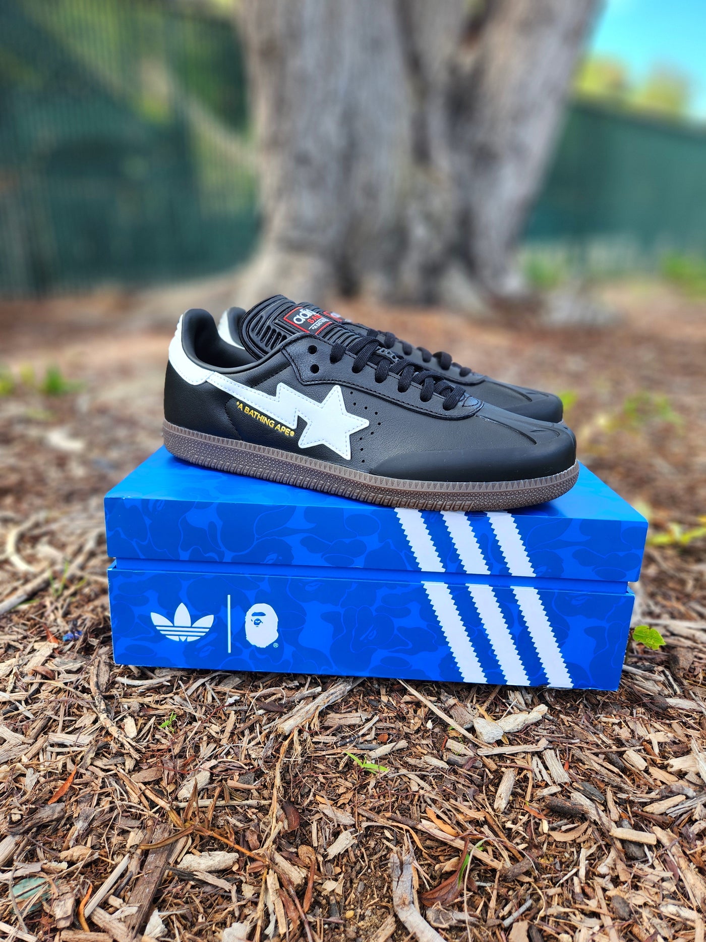 Samba X Bape 'Black and White'