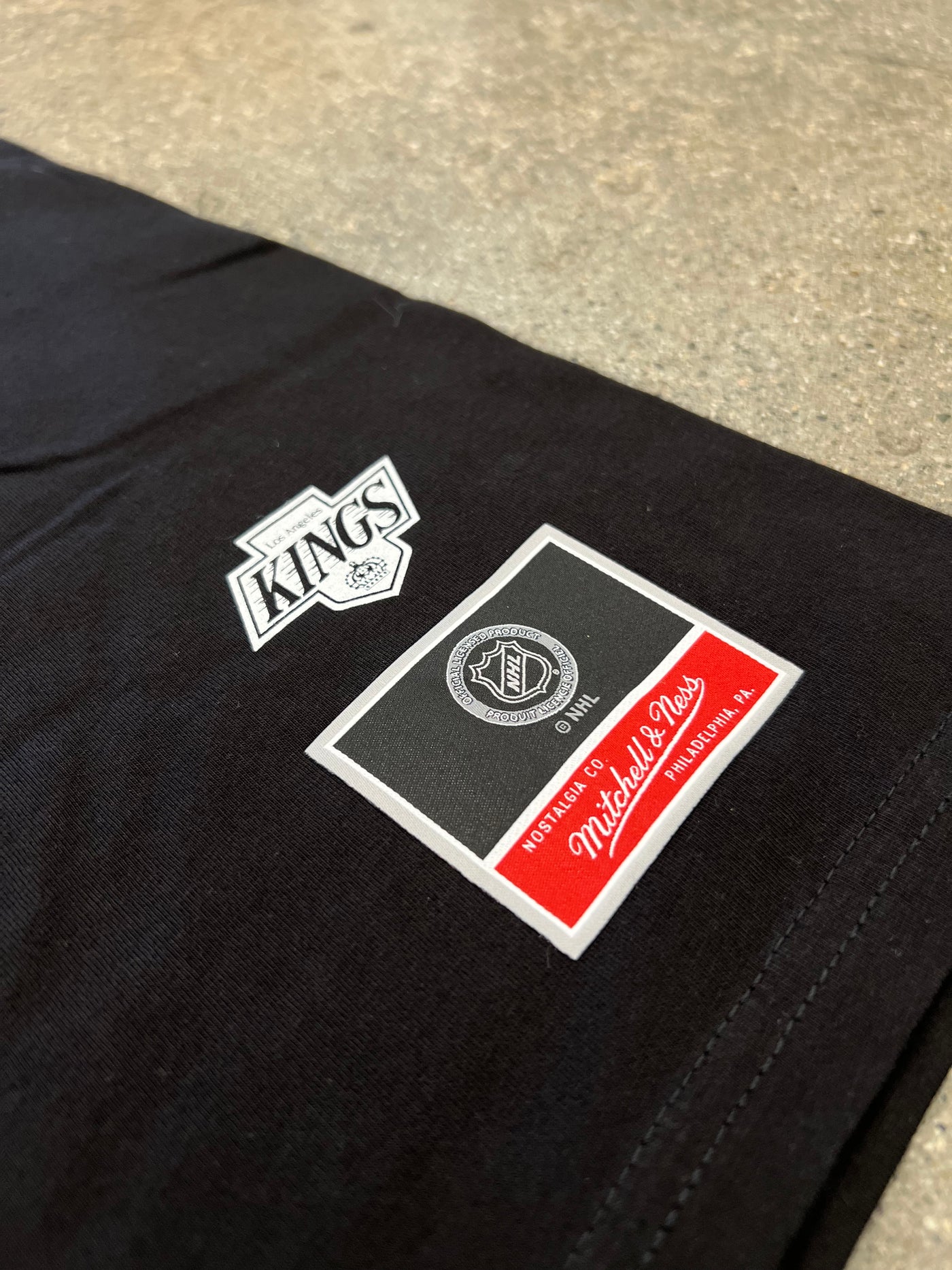 MITCHELL & NESS NHL ZONE BLUR TEE KINGS