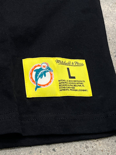 MITCHELL & NESS NFL HW NEON POP PLAYER SS TEE VINTAGE LOGO DOLPHINS DAN MARINO