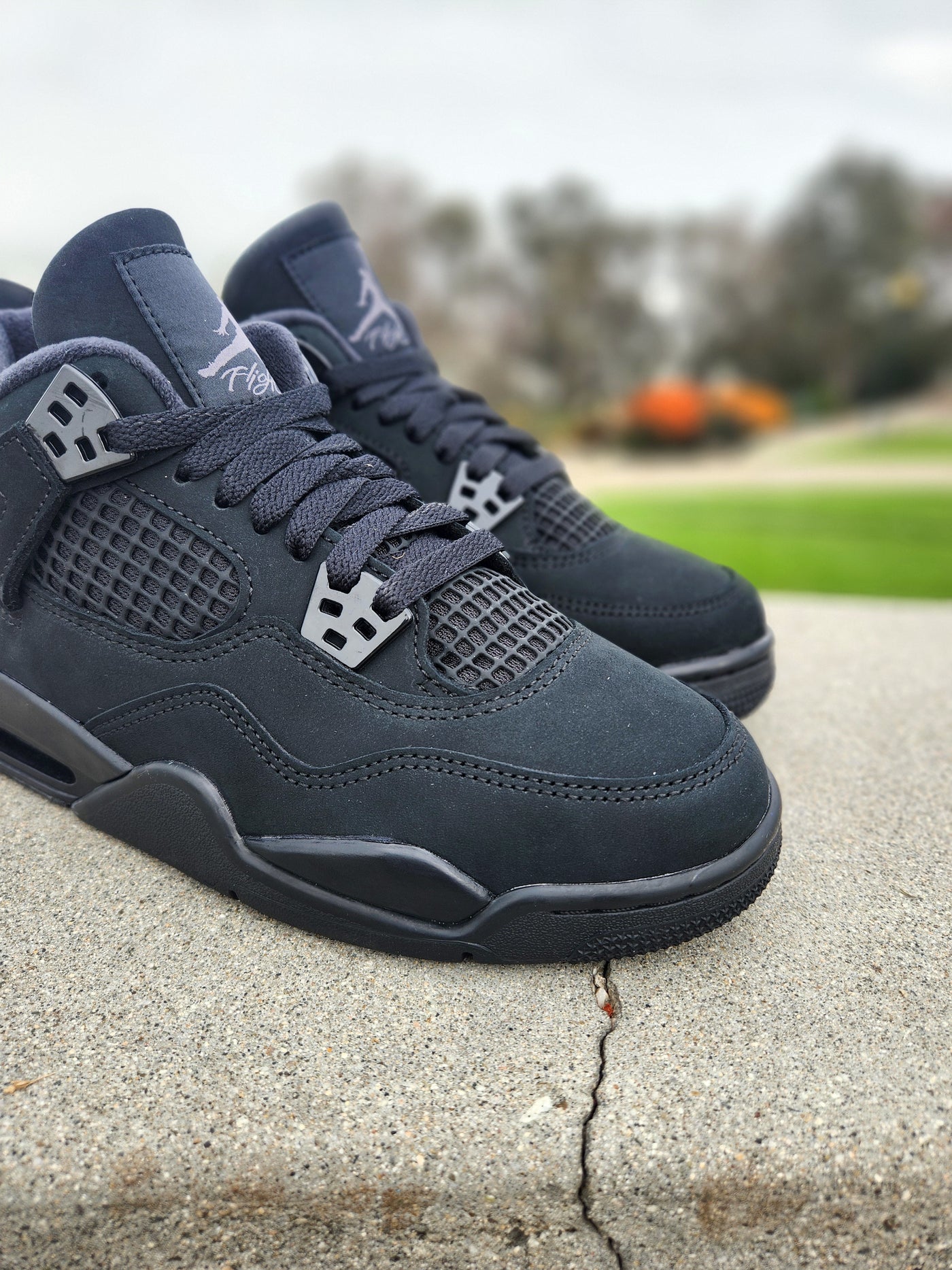 Air Jordan 4 Retro GS 'Black Cat'