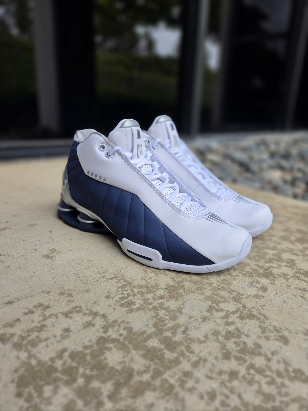 NIKE SHOX BB4 WHT NAVY – PRIVATE SNEAKERS