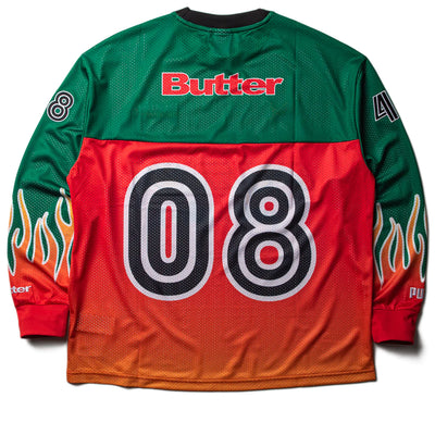 PUMA X BUTTER GOODS 15Y JERSEY GREEN RED