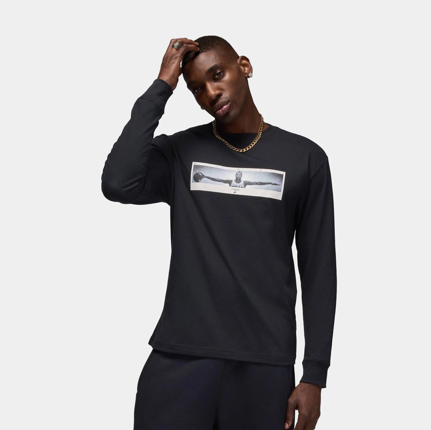 Men's Long-Sleeve Crew-Neck T-Shirt