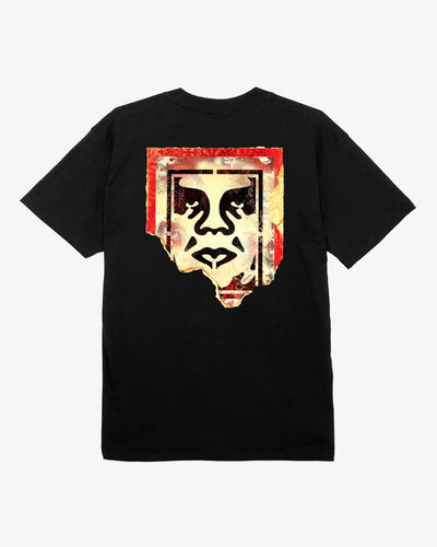OBEY RIPPED ICON (BLACK)