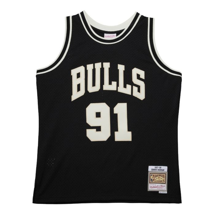 MITCHELL & NESS NBA OFF COURT BULLS 1997 DENNIS RODMAN JERSEY