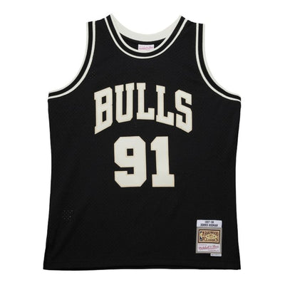 MITCHELL & NESS NBA OFF COURT BULLS 1997 DENNIS RODMAN JERSEY