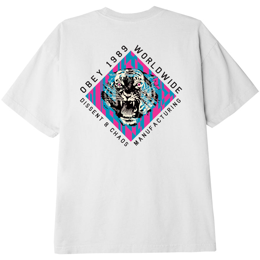 OBEY DISSENT & CHAOS TIGER T-SHIRT
