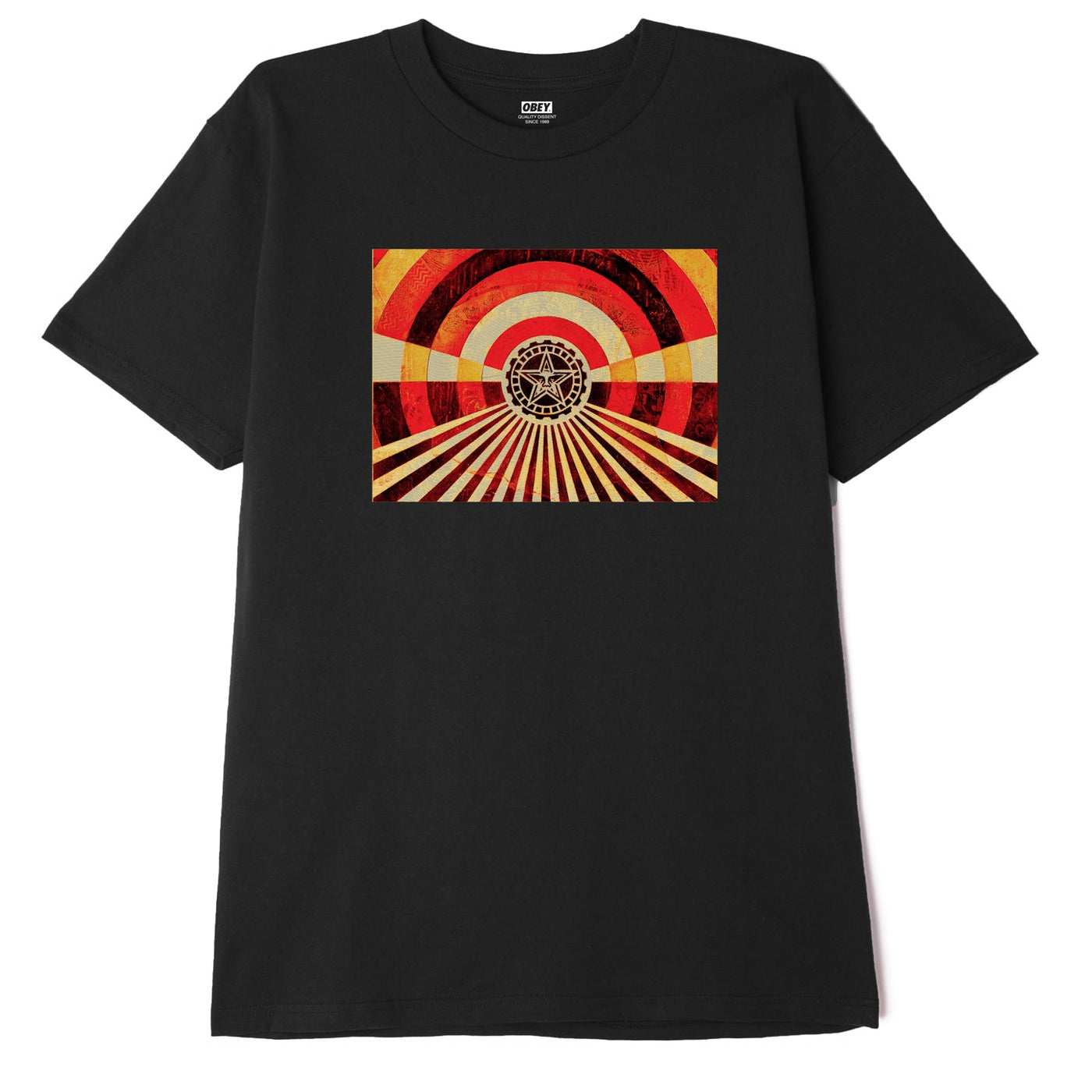 Obey Tunnel Vision Classic T-Shirt Black