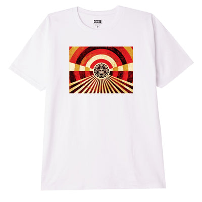 Obey Tunnel Vision Canvas Classic T-Shirt White
