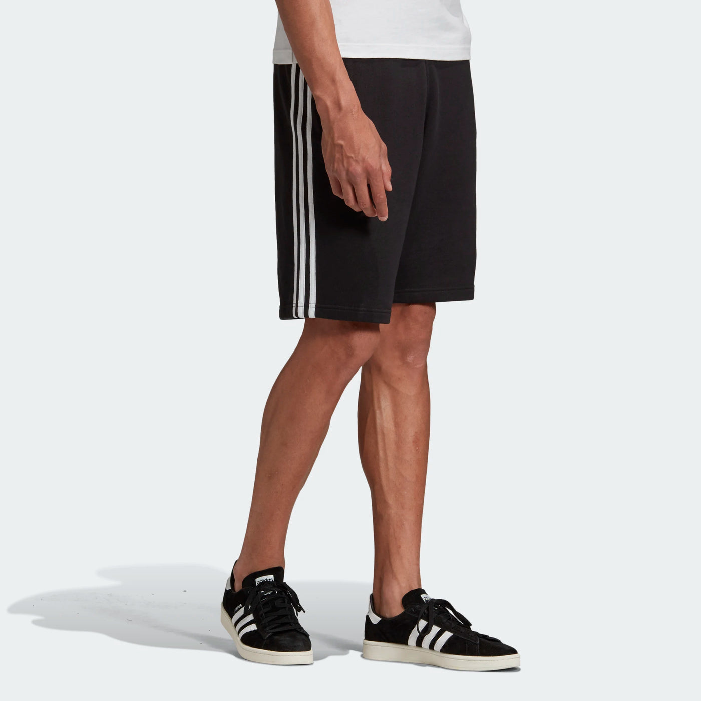 Adidas 3-Stripes Sweat Shorts Black