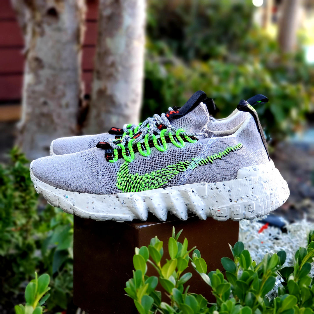 nike space hippie electric green
