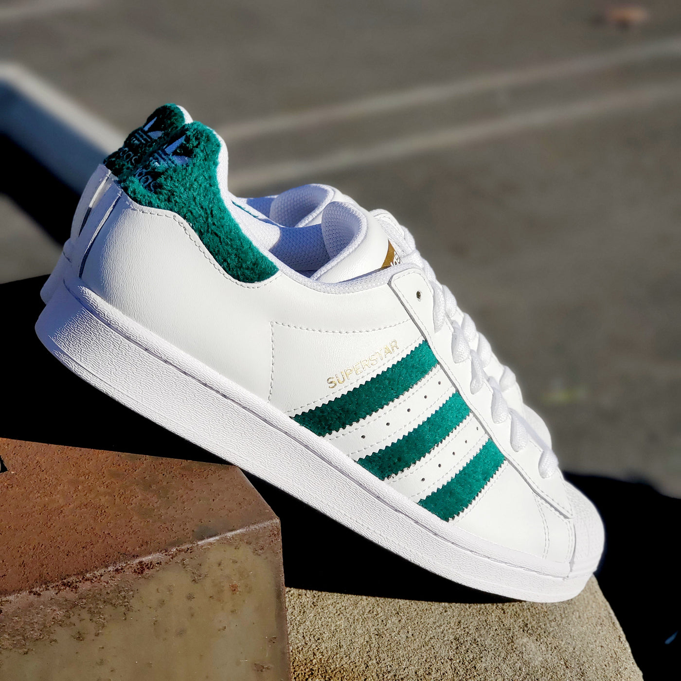 Adidas Superstar White Green