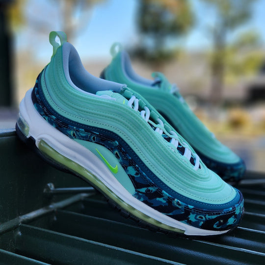 air max 97 green and blue