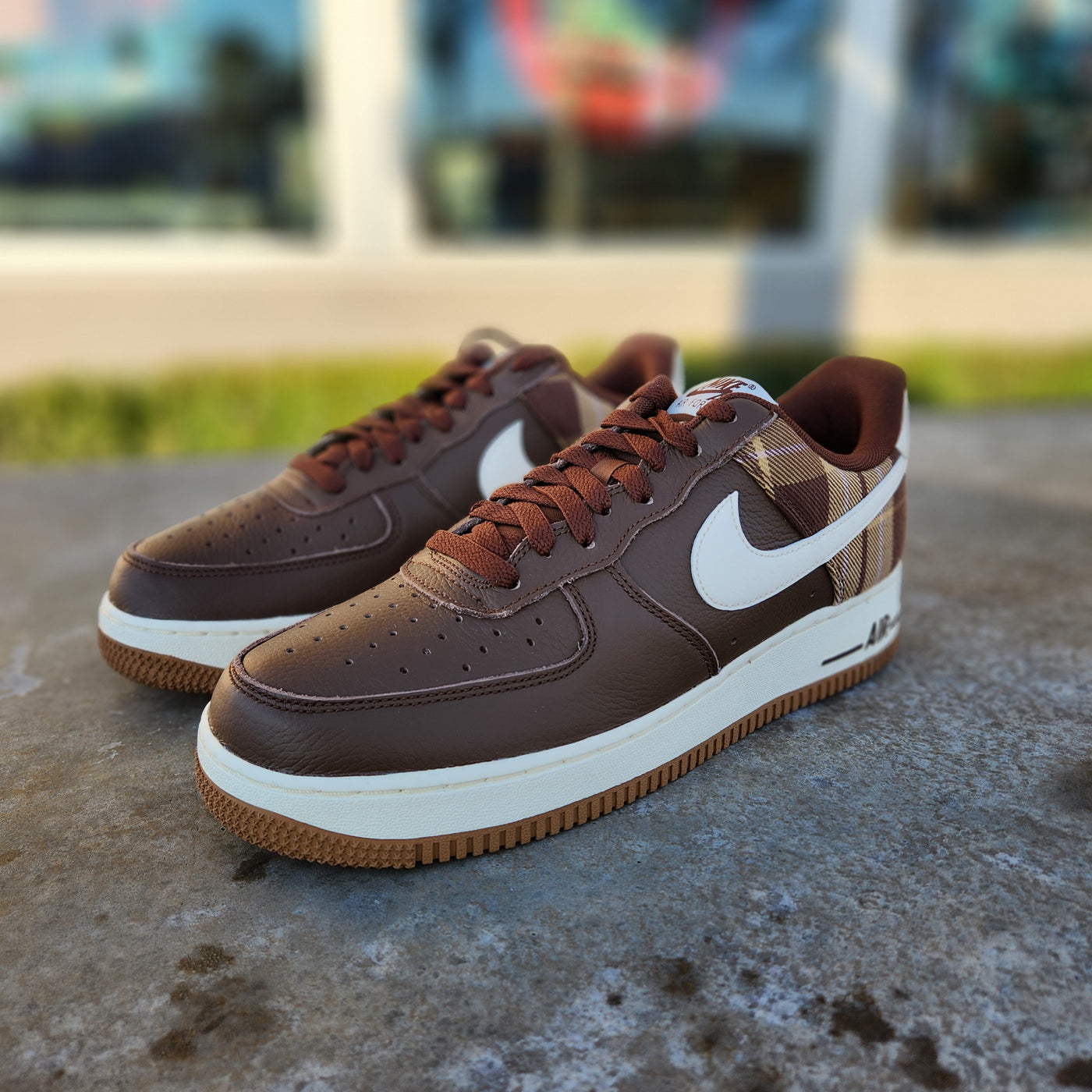 Nike Air Force 1 07 LX Low Plaid Cacao Wow