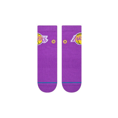 Stance NBA Lakers Quarter Purple