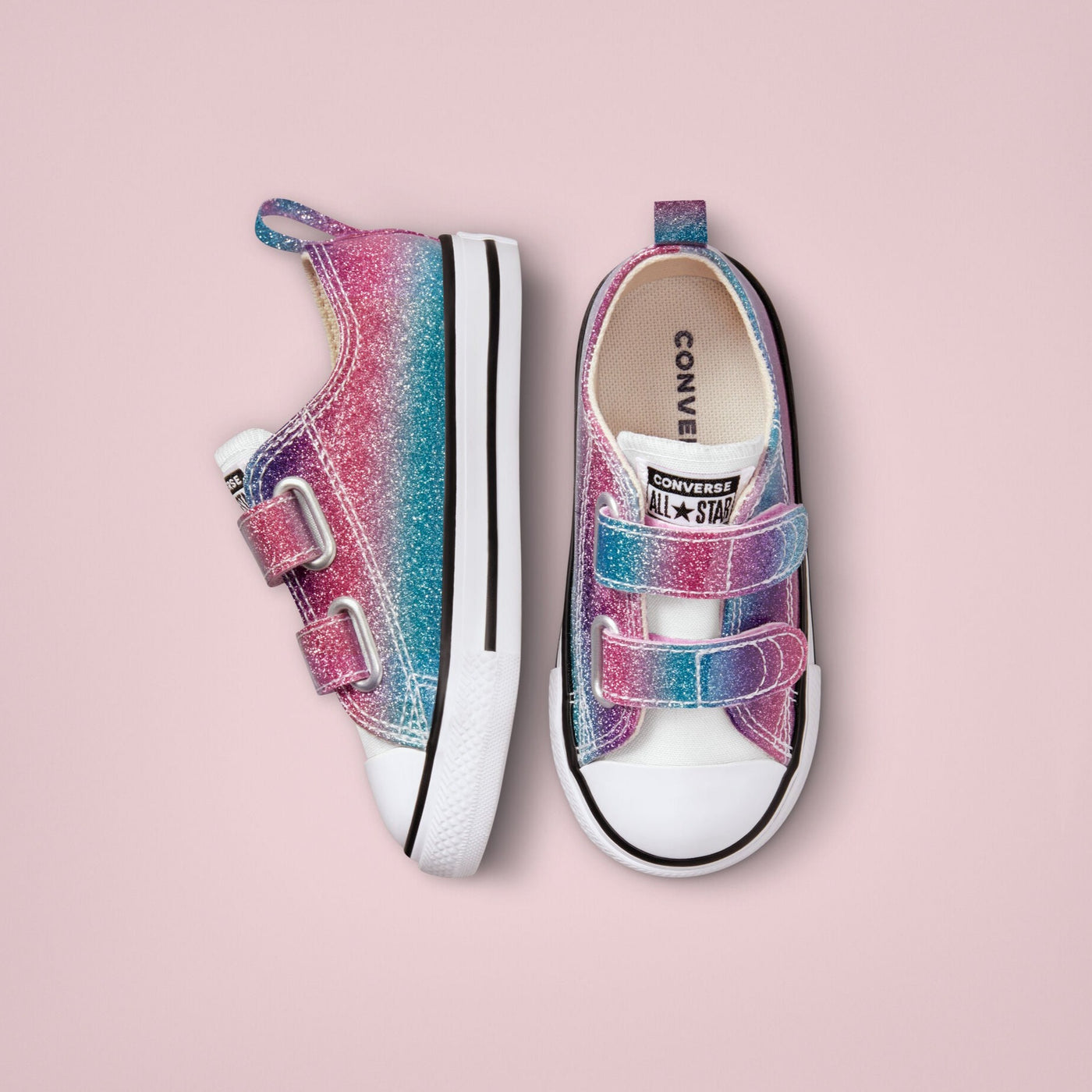 Converse Chuck Taylor All Star Toddler Easy-On Glitter Drip