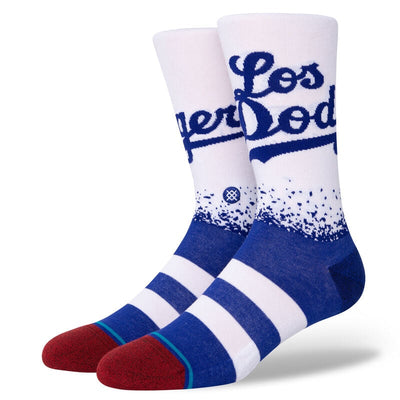 Stance Socks Dodgers Connect White
