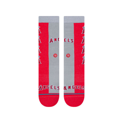 Stance Los Angeles Angels Split Crew Socks Red