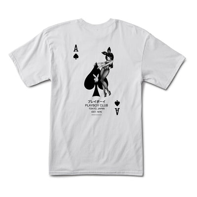 COLORBARS ACE OF SPADES T-SHIRT WHITE