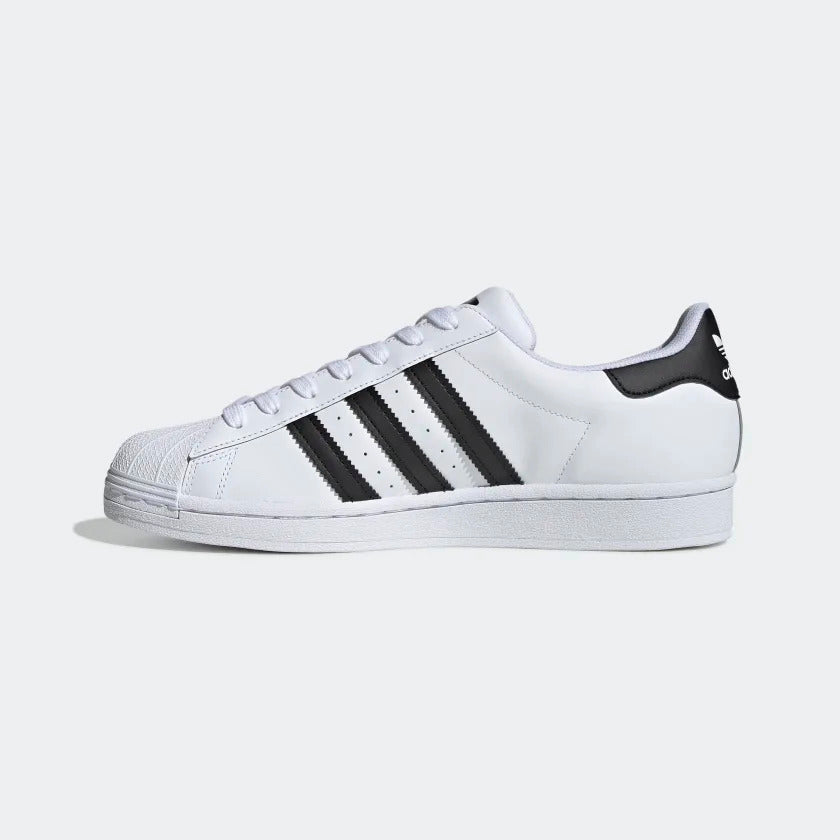 Adidas Superstar White Black Left