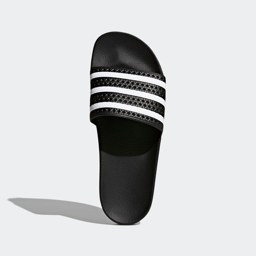 Adidas Adilette Slides Black White