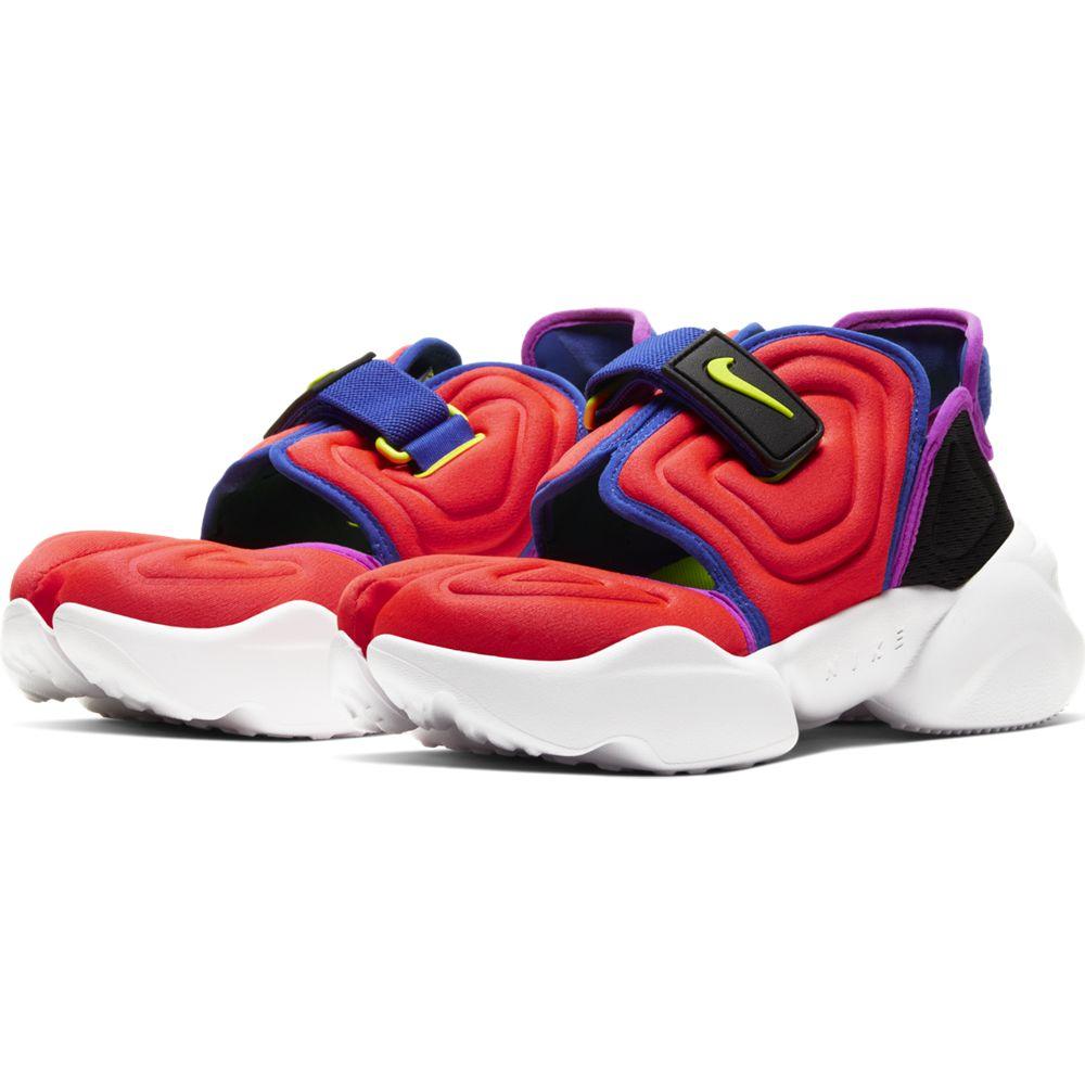 Nike Bright Red and Aqua Athletic Shoes WMNS NIKE AIR AQUA RIFT BRIGHT CRIMSON RED-LEMON VENOM SZ 6  main image 3