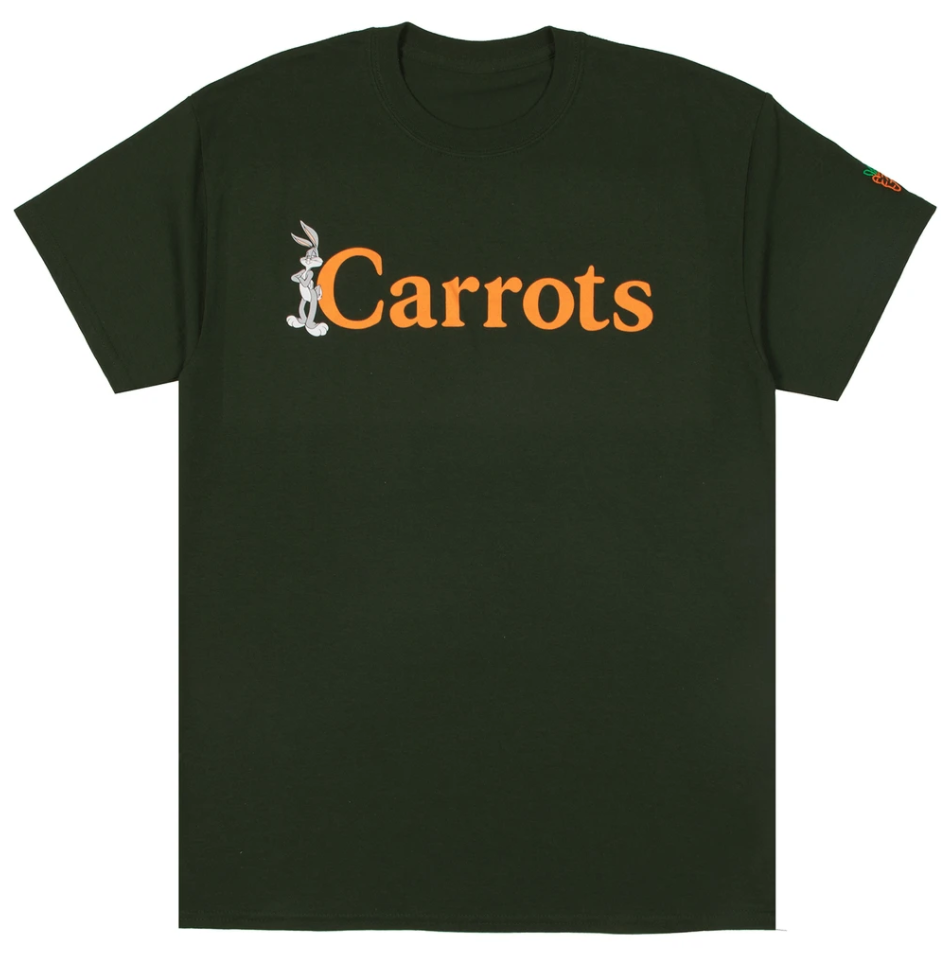 Looney Tunes x Carrots Wordmark T-shirt Forest Green