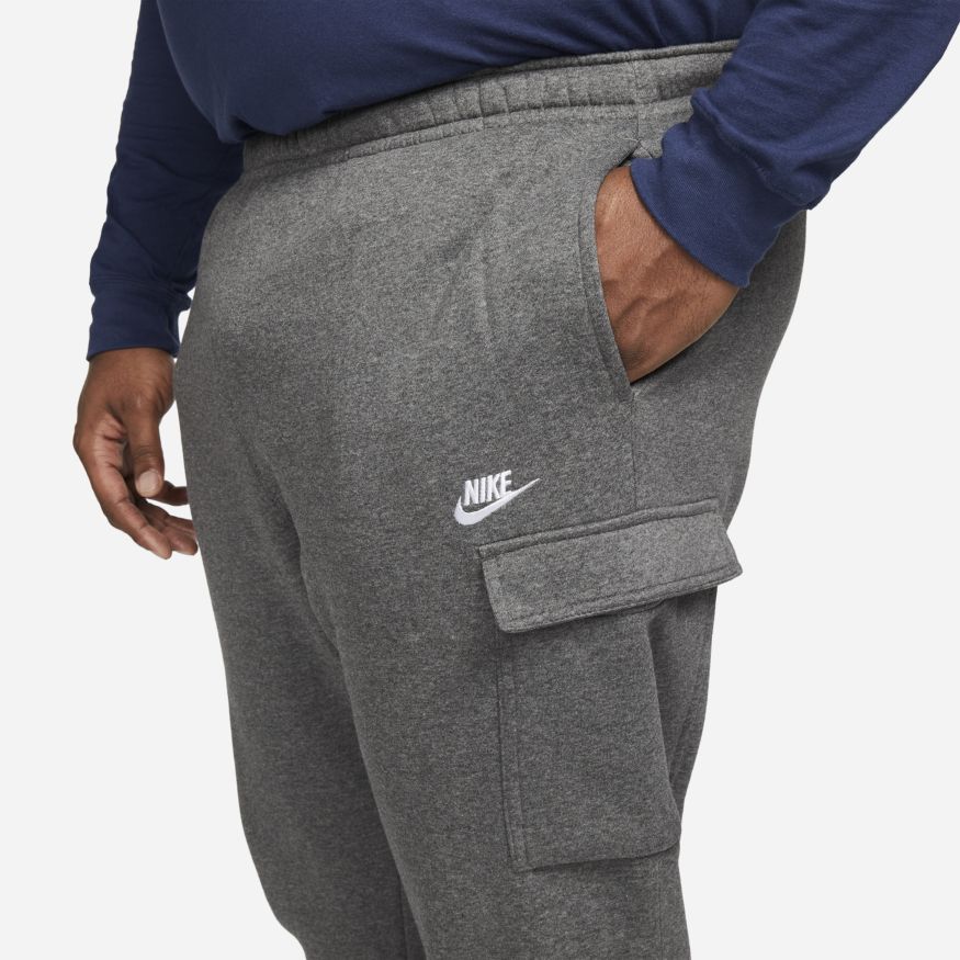 Nike Sportswear Club Fleece Men's Cargo Pants Charcoal Heather