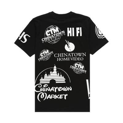CHINATOWN MARKET ENTERTAINMENT T-SHIRT BLACK