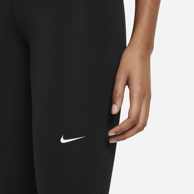 Women's Nike Pro Mid-Rise Mesh-Paneled Legging Black