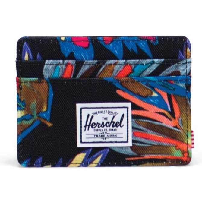 Herschel Charlie Card Holder Wallet Painted Palm
