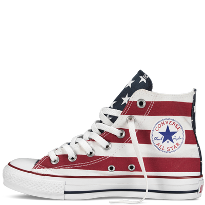 Converse Chuck Taylor All Star High Top American Flag Stars & Bars Left