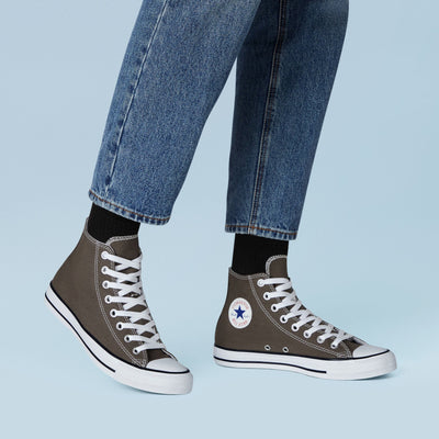 Converse Chuck Taylor All Star High Top Charcoal On Foot