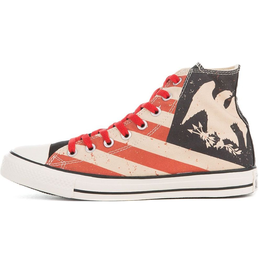 Converse Chuck Taylor All-Star High Top Vintage American Flag Left