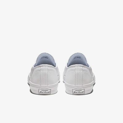 Converse Jack Purcell OX Tumbled Leather Low Top White Back