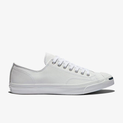 Converse Jack Purcell OX Tumbled Leather Low Top White Right