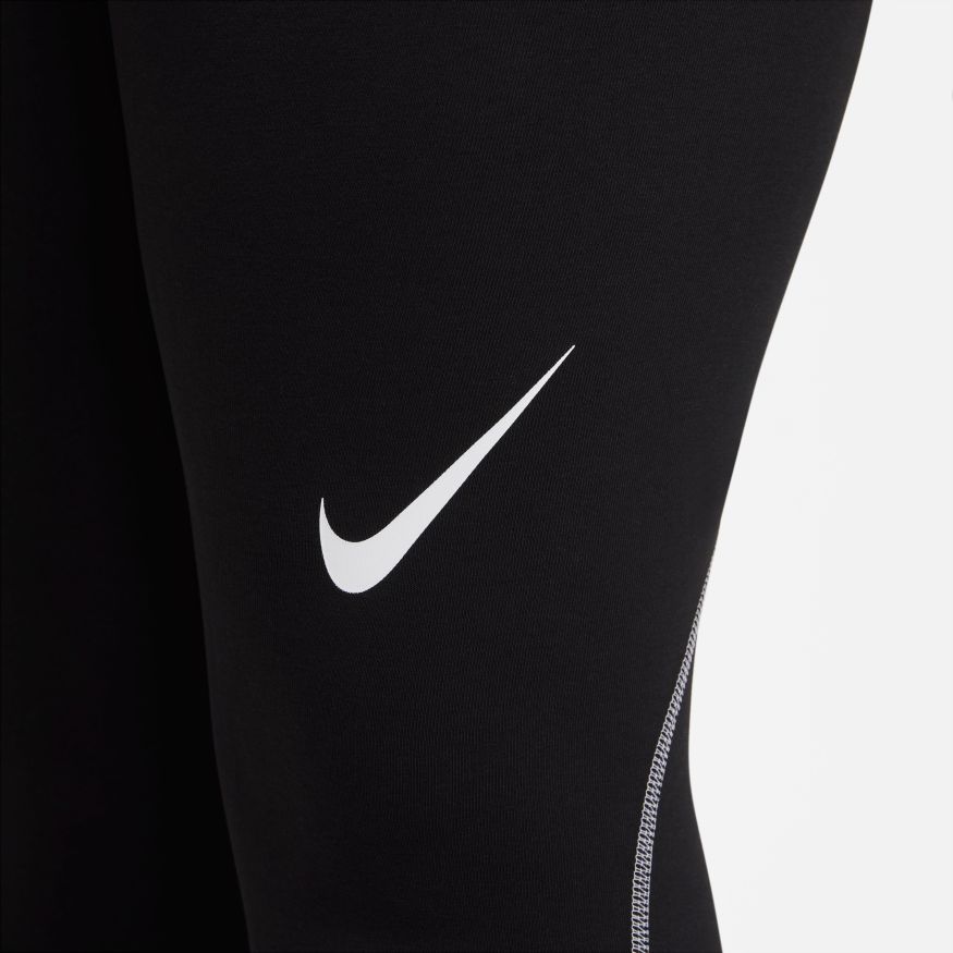 Women's Nike Sportswear Swoosh Graphic High-Rise 7/8 Leggings Black