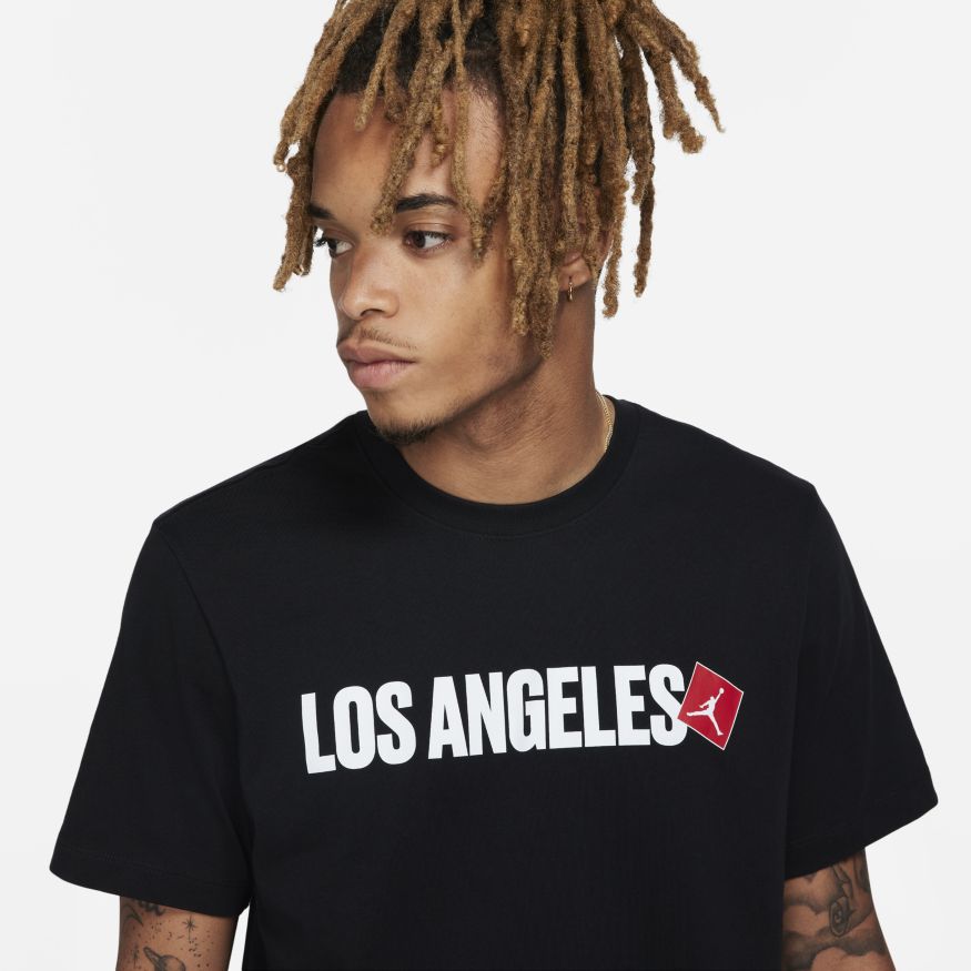 Jordan Los Angeles City Short Sleeve T-Shirt Black