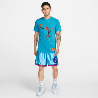 Nike Lebron X Space Jam: A New Legacy Tune Squad T-Shirt Light Blue Fury