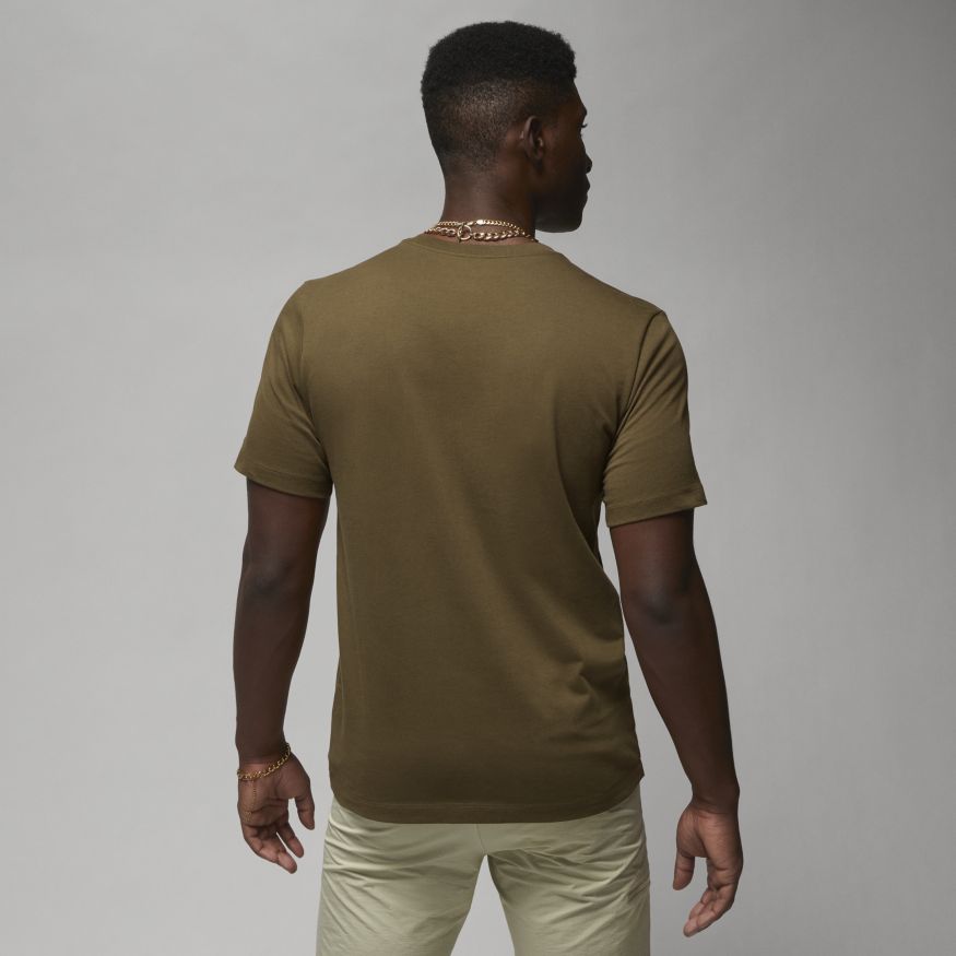 Jordan Air Men's Embroidered T-Shirt Light Olive