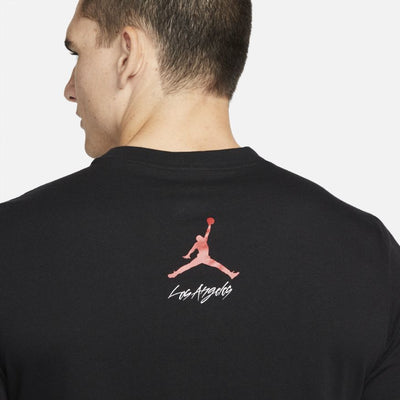 Jordan "Los Angeles" Stencil Short-Sleeve T-Shirt Black