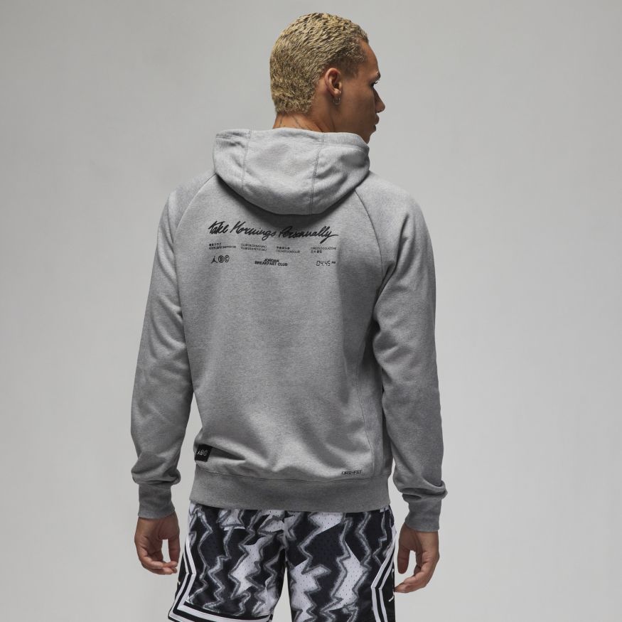 Jordan Dri-FIT Sport BC Men's Graphic Fleece Pullover Grey
