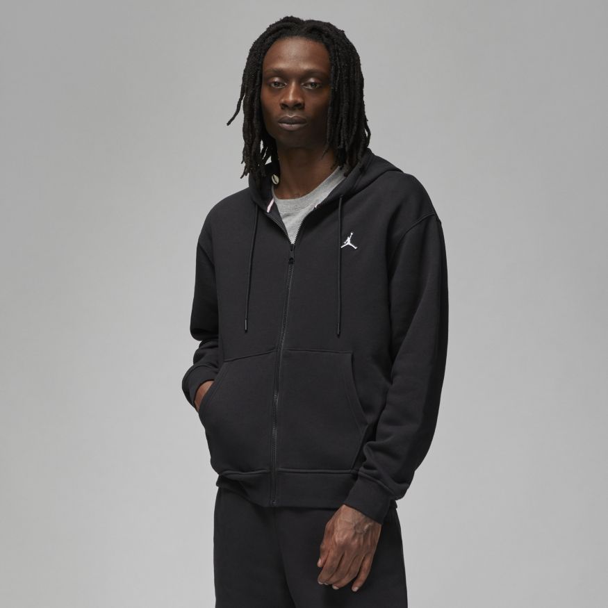 Jordan Essentials Full-Zip Fleece Hoodie Black